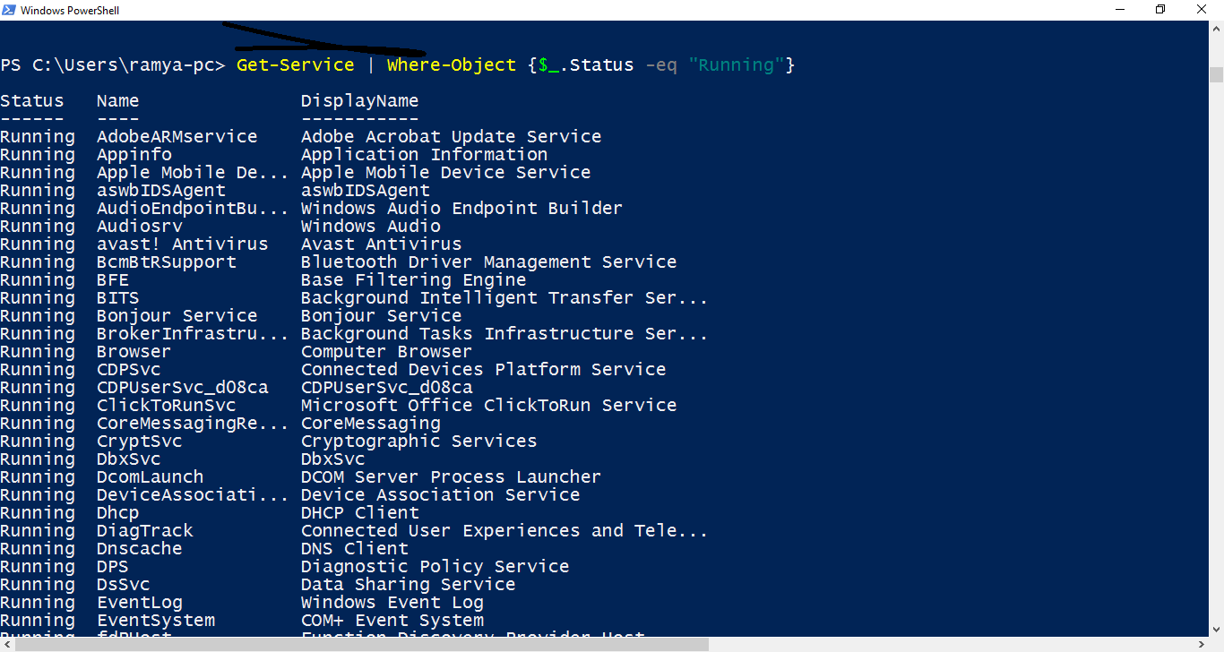 windows powershell commands