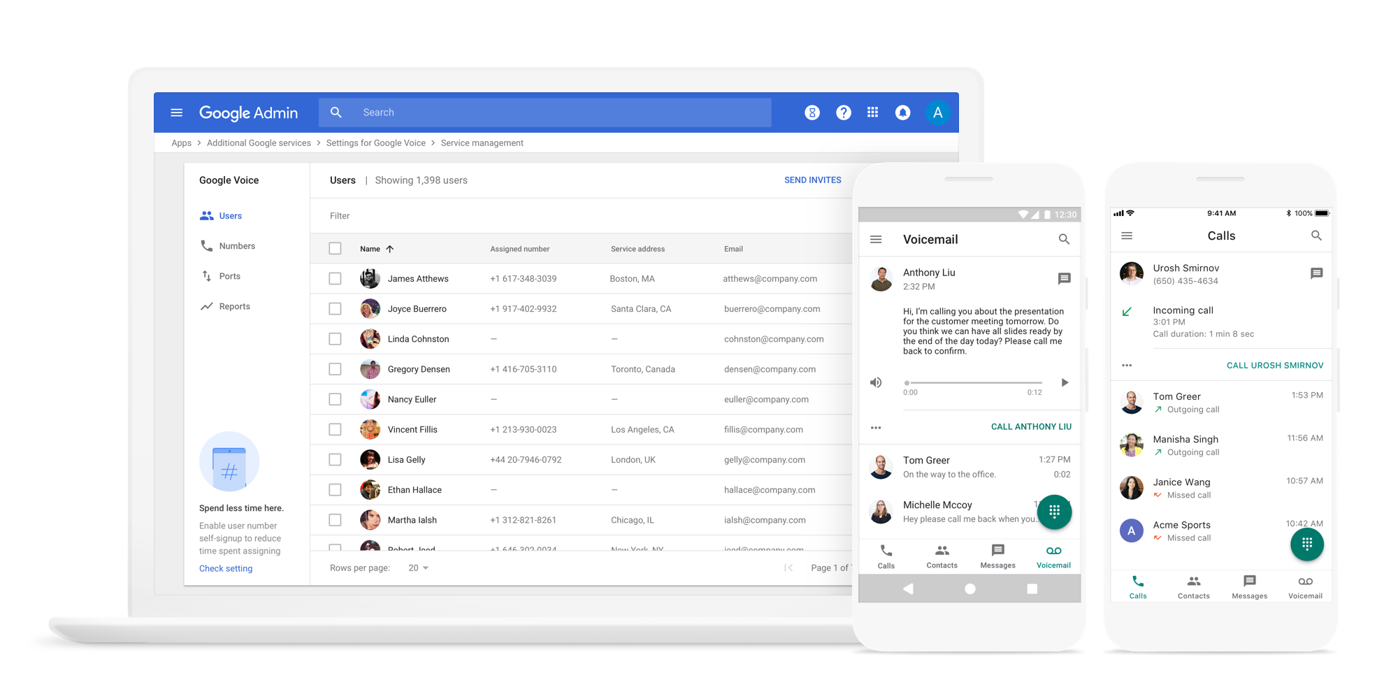 google voice for business
